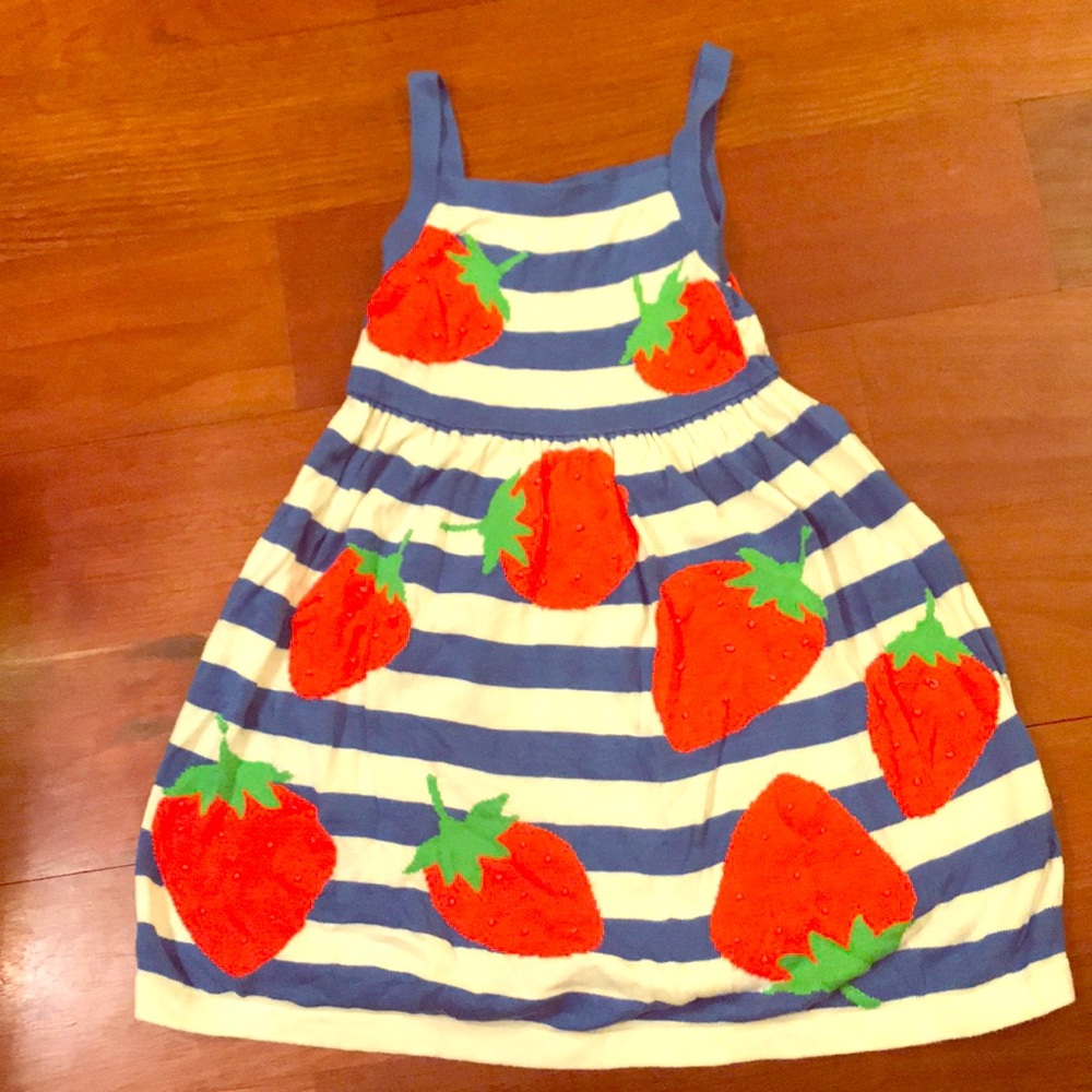 Mini Boden Knit Strawberry Dress 🍓